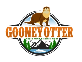 Gooney Otter logo design by ElonStark