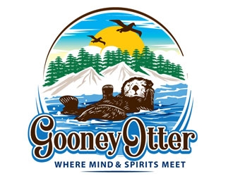 Gooney Otter logo design by shere