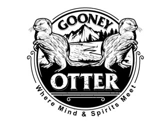 Gooney Otter logo design by shere