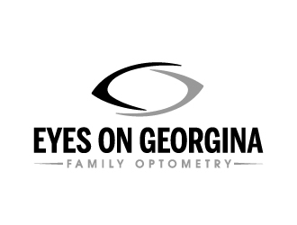 Eyes On Georgina -  Family Optometry logo design by ElonStark