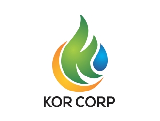 Kor Corp logo design by rokenrol