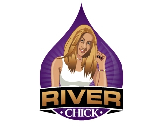 River Chick logo design by Suvendu