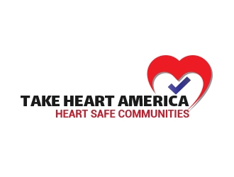 Take Heart America logo design by heba
