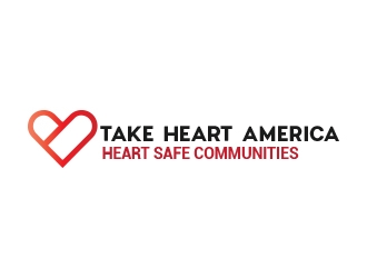 Take Heart America logo design by heba