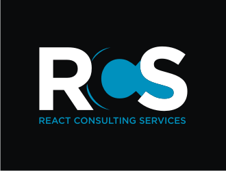 React Consulting Services - We also use RCS logo design by Adundas