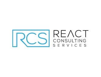 React Consulting Services - We also use RCS logo design by Chaamp