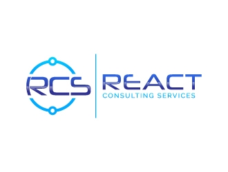 React Consulting Services - We also use RCS logo design by Suvendu