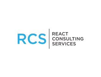React Consulting Services - We also use RCS logo design by ndaru