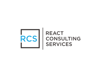 React Consulting Services - We also use RCS logo design by ndaru