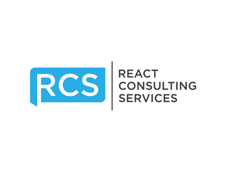 React Consulting Services - We also use RCS logo design by ndaru