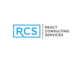 React Consulting Services - We also use RCS logo design by ndaru