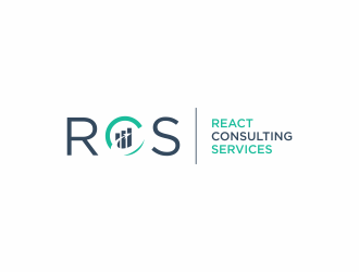 React Consulting Services - We also use RCS logo design by goblin
