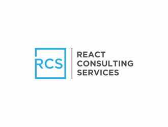 React Consulting Services - We also use RCS logo design by haidar