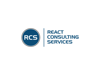 React Consulting Services - We also use RCS logo design by ammad