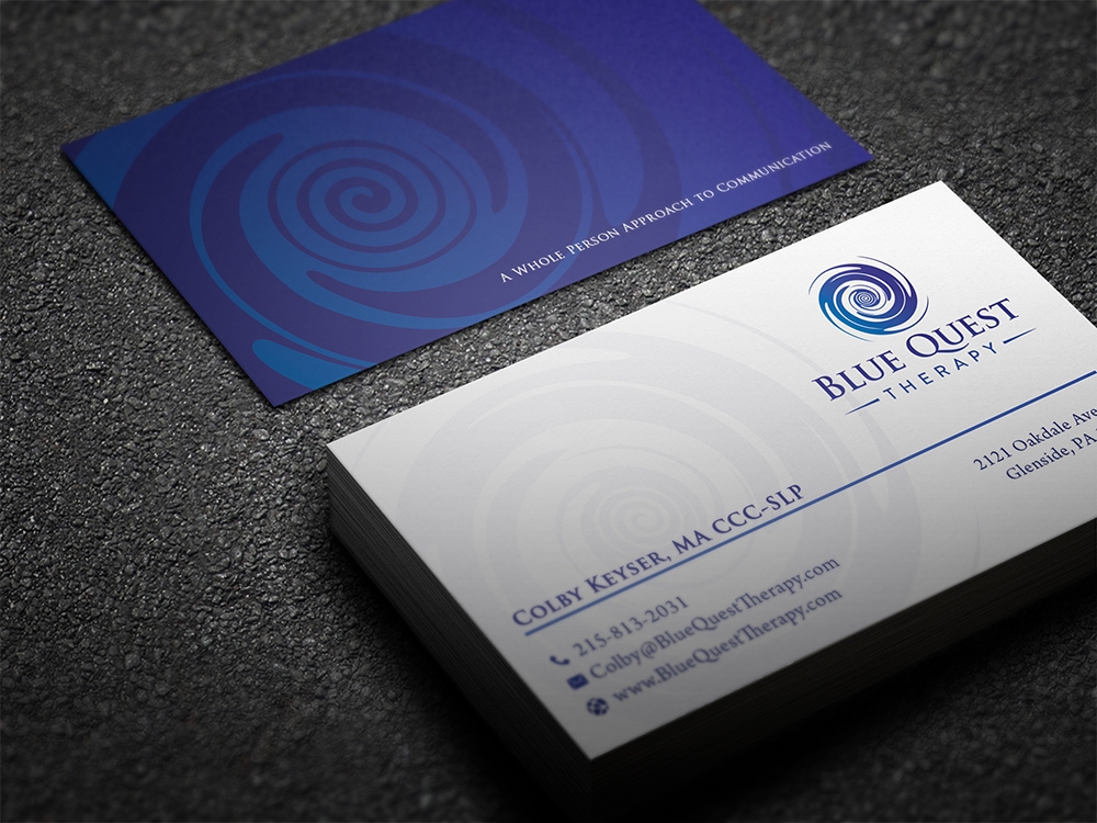 Blue Quest Therapy  logo design by aamir