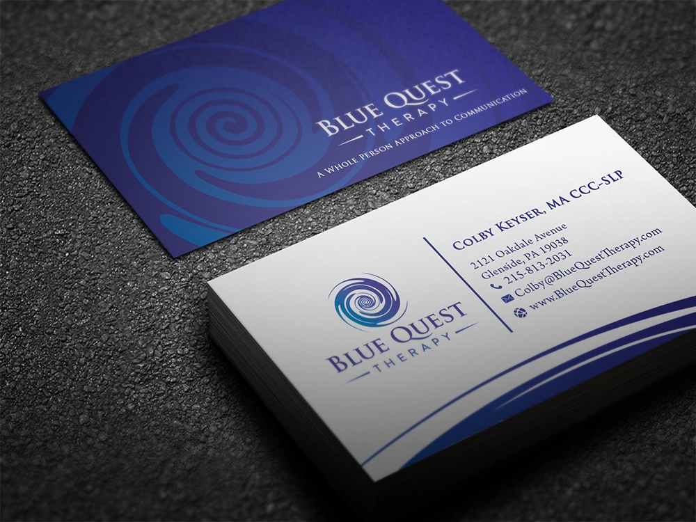 Blue Quest Therapy  logo design by aamir