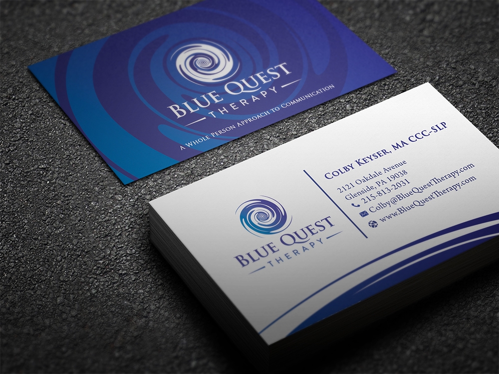 Blue Quest Therapy  logo design by aamir