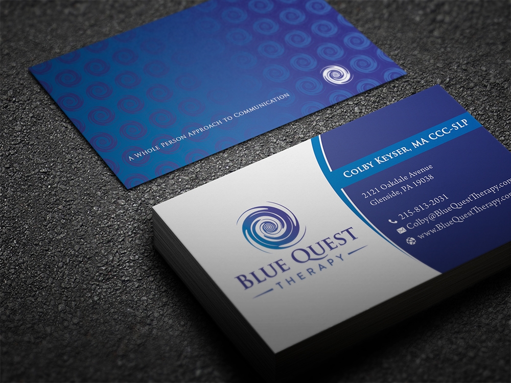 Blue Quest Therapy  logo design by aamir