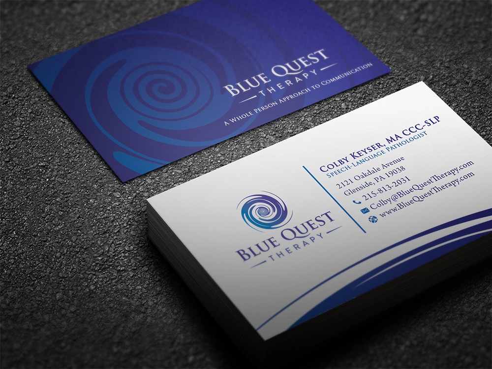 Blue Quest Therapy  logo design by aamir