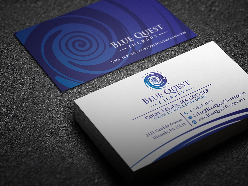 Blue Quest Therapy  logo design by aamir