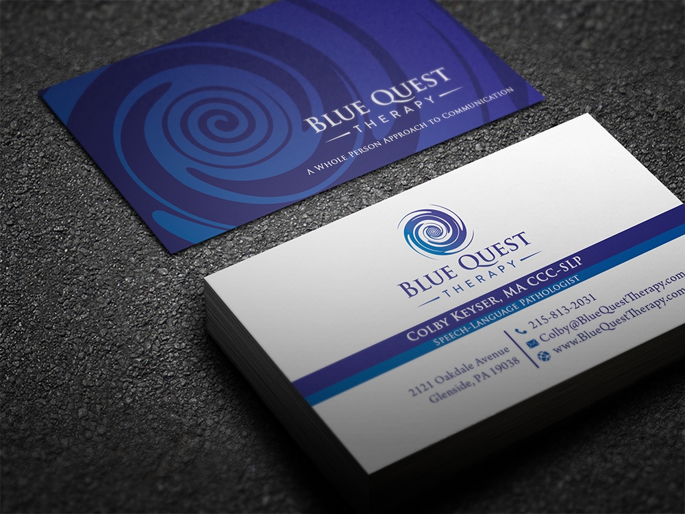 Blue Quest Therapy  logo design by aamir