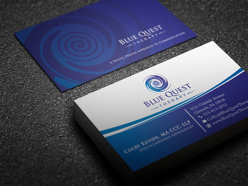 Blue Quest Therapy  logo design by aamir
