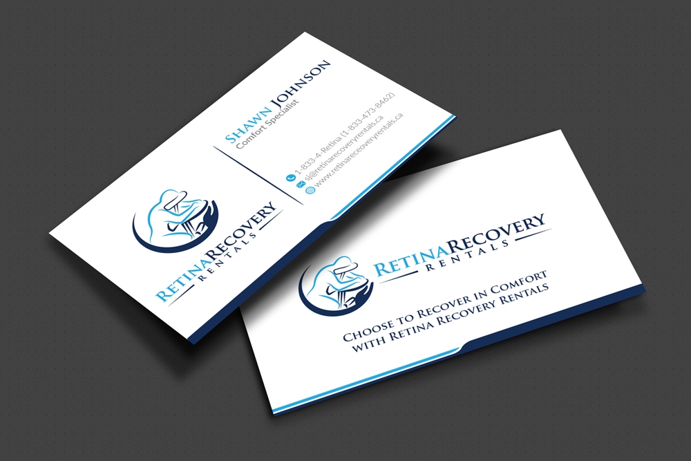 Retina Recovery Rentals logo design by DreamLogoDesign