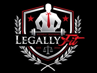 Legally Fit logo design by REDCROW