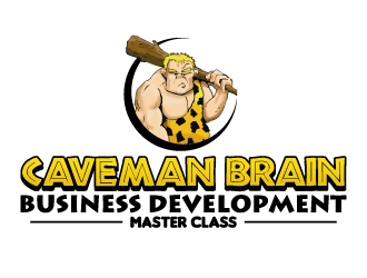 Caveman Brain Business Development Master Class logo design by jaize
