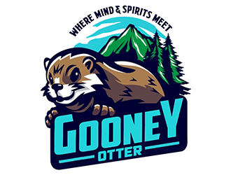 Gooney Otter logo design by Optimus