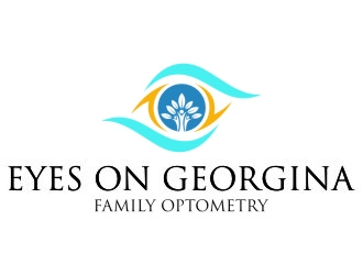 Eyes On Georgina -  Family Optometry logo design by jetzu