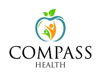 Compass Health logo design by jetzu