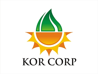Kor Corp logo design by gitzart