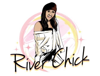 River Chick logo design by shere