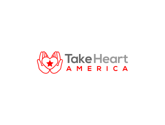 Take Heart America logo design by senandung