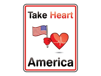 Take Heart America logo design by ManishKoli