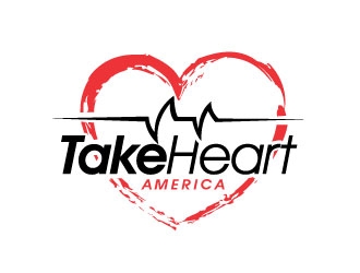 Take Heart America logo design by REDCROW