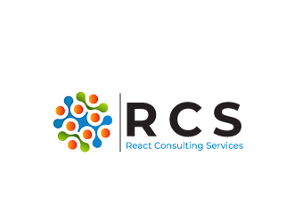 React Consulting Services - We also use RCS logo design by tec343