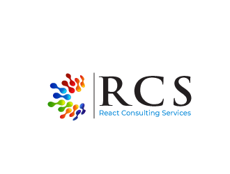 React Consulting Services - We also use RCS logo design by tec343