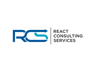 React Consulting Services - We also use RCS logo design by alby