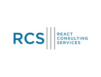 React Consulting Services - We also use RCS logo design by sabyan
