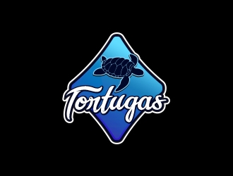 Tortuga Sunglasses logo design by mykrograma