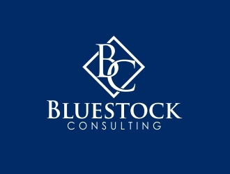 Bluestock Consulting logo design by amar_mboiss