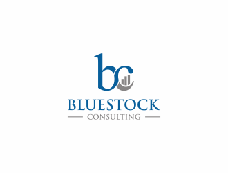 Bluestock Consulting logo design by haidar
