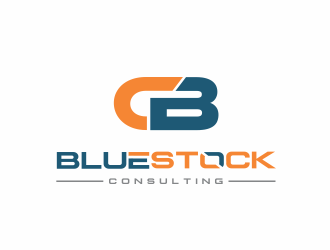 Bluestock Consulting logo design by Louseven