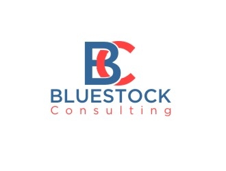 Bluestock Consulting logo design by berkahnenen