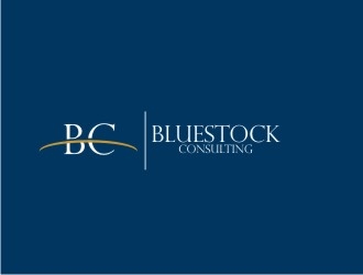 Bluestock Consulting logo design by berkahnenen