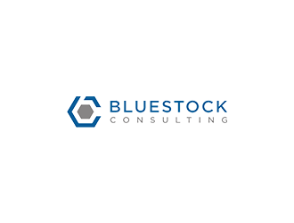 Bluestock Consulting logo design by blackcane