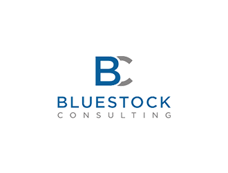 Bluestock Consulting logo design by blackcane