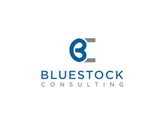 Bluestock Consulting logo design by blackcane